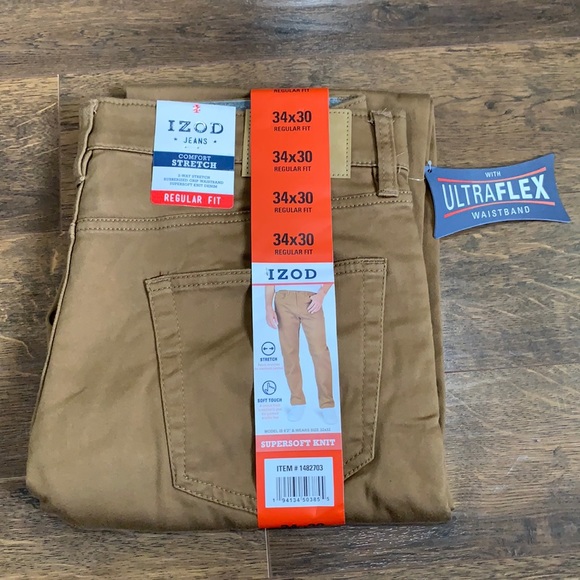 Izod Jeans Nwt Izod Comfort Stretch Regular Fit Jeans Poshmark
